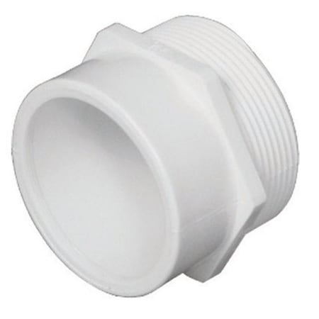 Charlotte Pipe And Foundry PVC Adapter 1.5 x 1.25 in. Hxs 43261